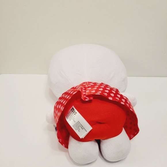 2018 Hello Kitty Plush by Just Play Red Bow Heart Dress 14 Original Tag - Picture 2 of 4